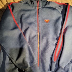 Superman zip up sweater